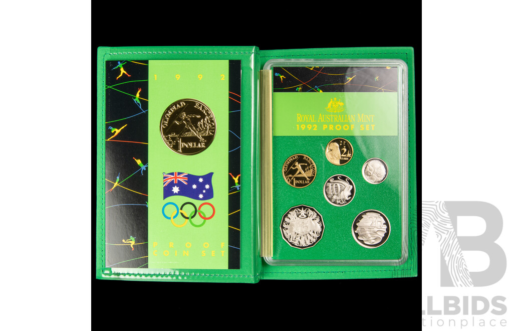 Australian RAM 1992 Six Proof Coin Set, Barcelona Olympics