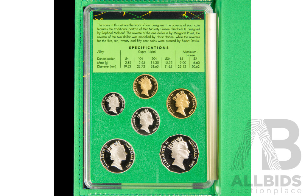 Australian RAM 1992 Six Proof Coin Set, Barcelona Olympics