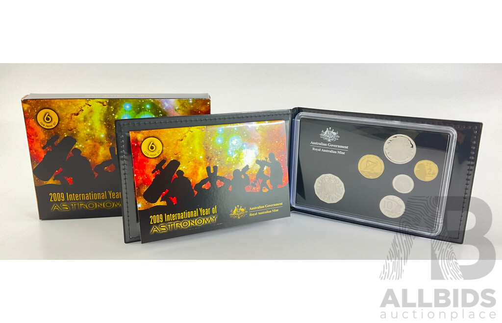 Australian RAM 2009 Six Proof Coin Set, International Year of Astronomy