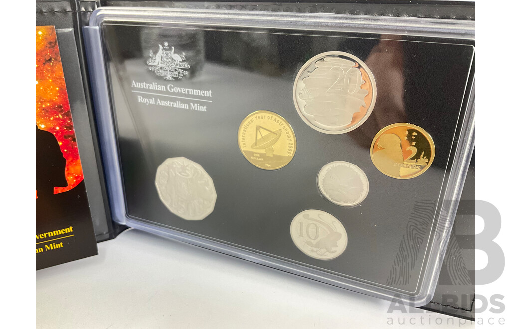 Australian RAM 2009 Six Proof Coin Set, International Year of Astronomy