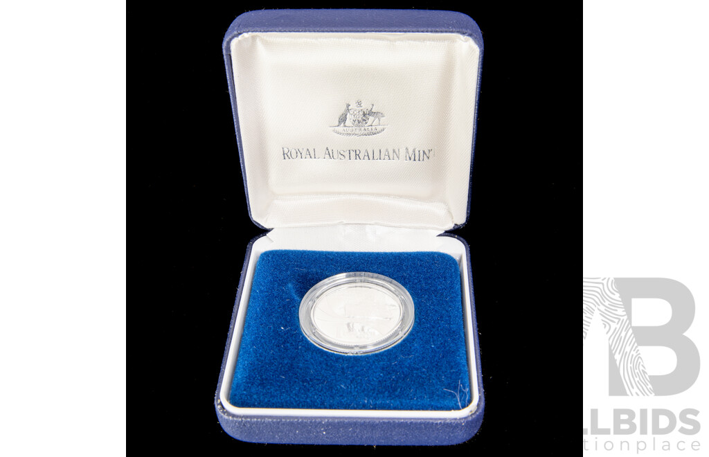 Australian RAM 2000 Silver Proof One Dollar Coin, HMAS Sydney II .999