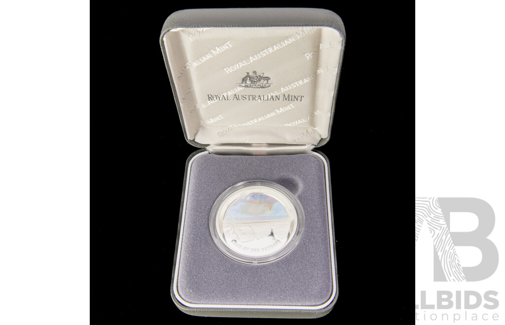 Australian RAM 2002 Holographic Proof Five Dollar Coin, Finale Coin, Year of the Outback .999