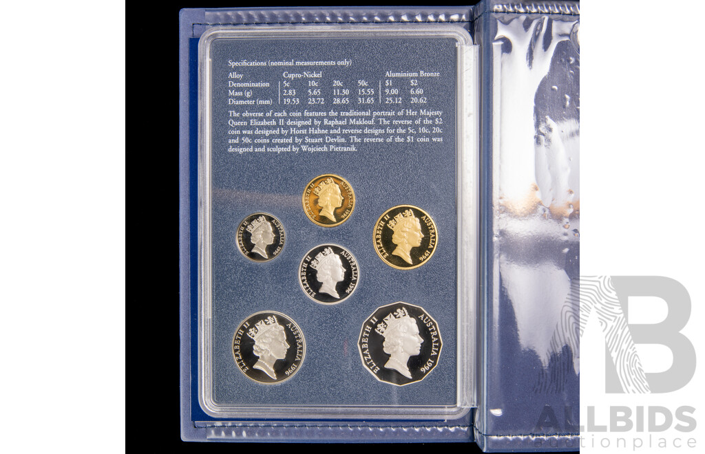 Australian RAM 1996 Six Proof Coin Set, Sir Henry Parkes