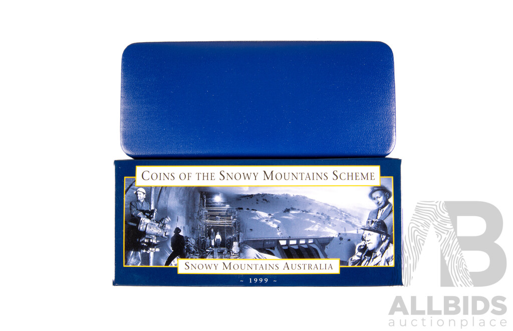 Australian RAM 1999 Silver Ten Dollar Coins of the Snowy Mountains Scheme .999