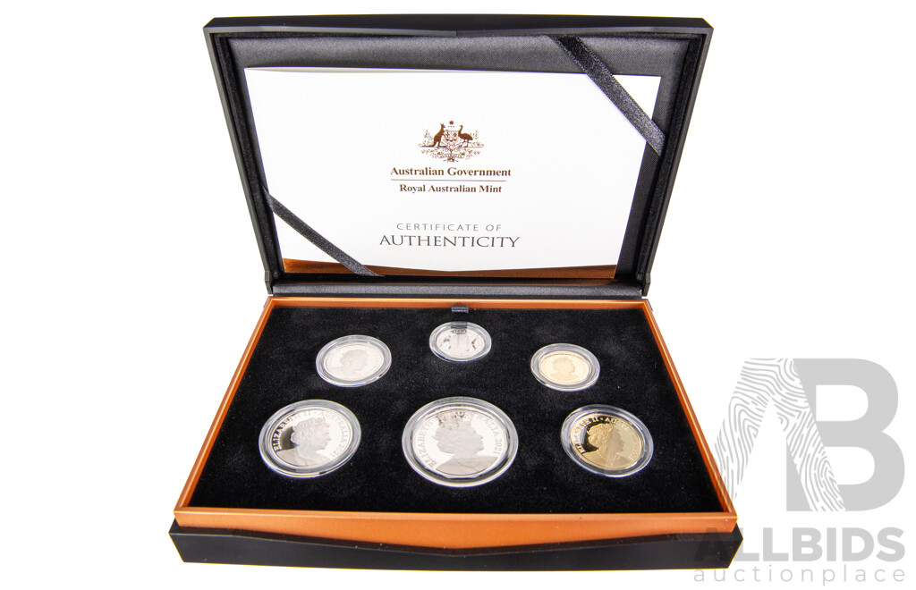 Australian RAM 2021 Six Proof Coin Set, 50th Anniversary of the Aboriginal Flag