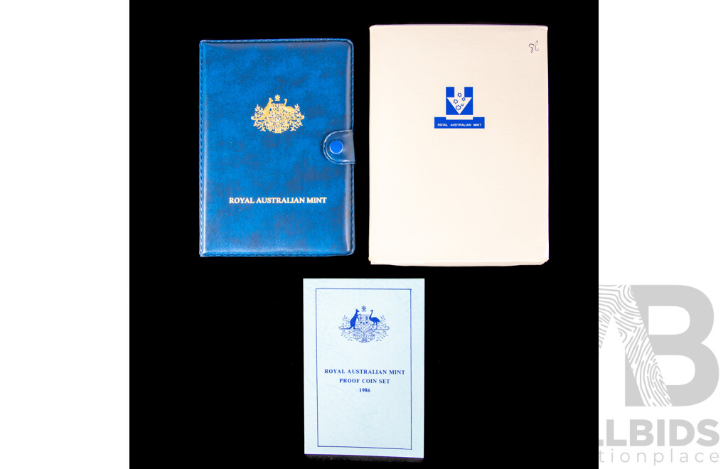 Australian RAM 1986 Seven Proof Coin Set
