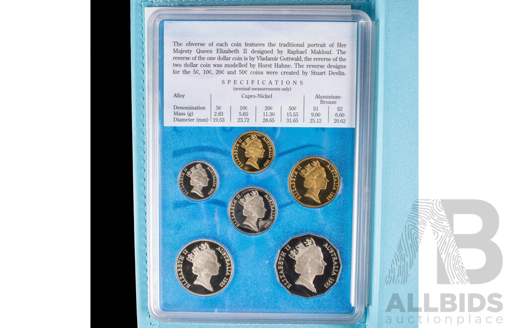 Australian RAM 1993 Six Proof Coin Set