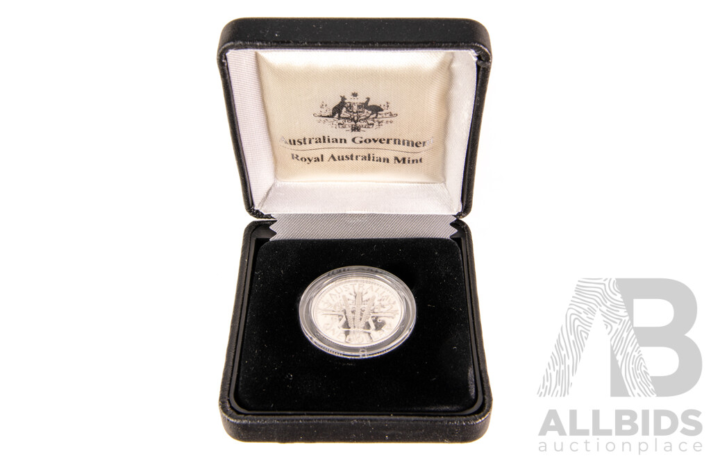 Australian RAM 2012 Silver Proof One Dollar Coin, Wheat Sheaf Dollar .999