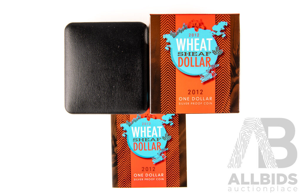 Australian RAM 2012 Silver Proof One Dollar Coin, Wheat Sheaf Dollar .999