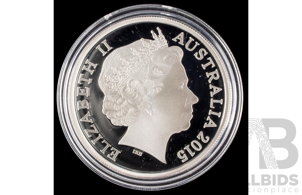 Australian RAM 2015 Silver Five Dollar Coin, Centenary of the Gallipoli Landing .999