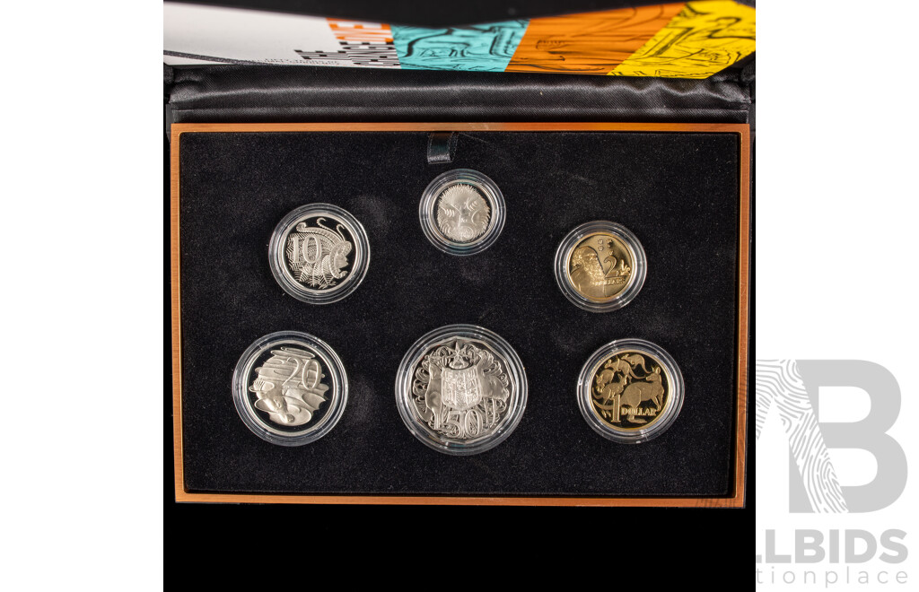 Australian RAM 2016 Six Proof Coin Set, Fifty Years of Decimal Currency