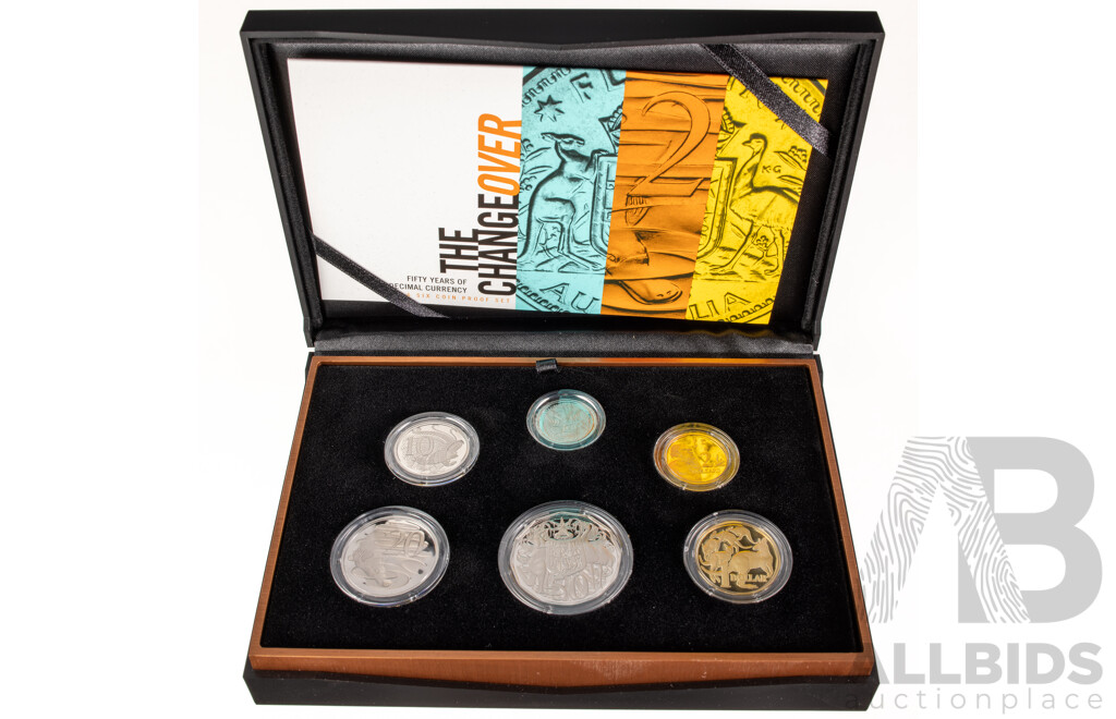 Australian RAM 2016 Six Proof Coin Set, Fifty Years of Decimal Currency