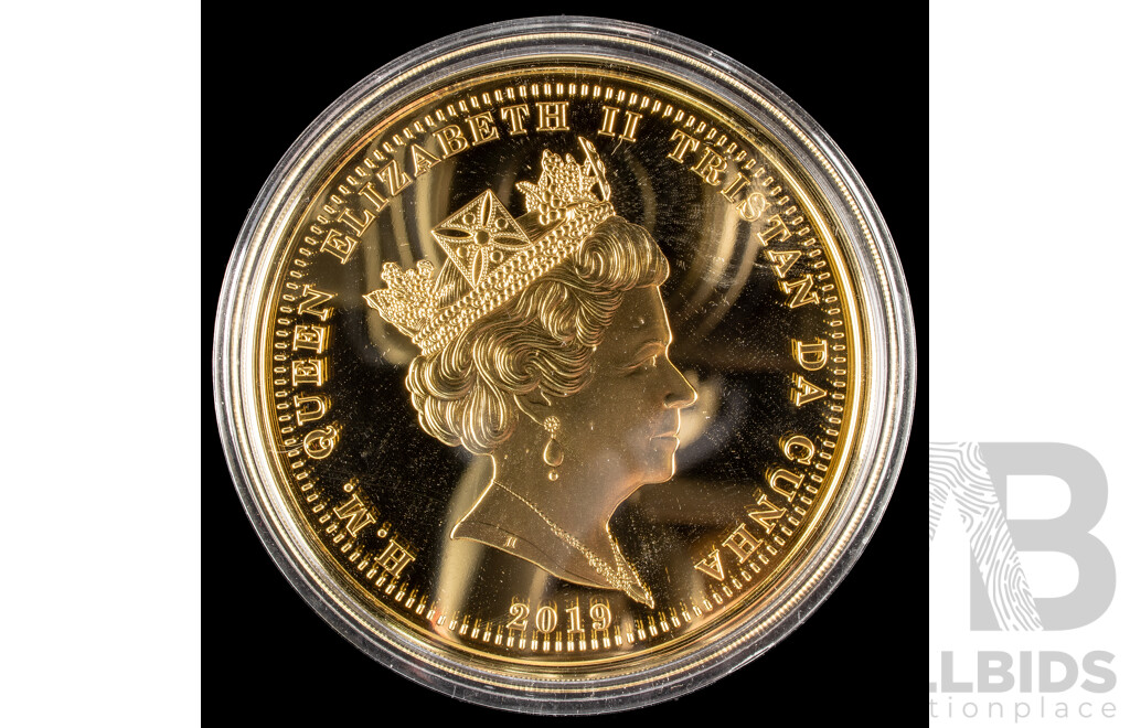 The Bradford Exchange 2019 Layered 24ct Gold Five Crown Coin, The Great Escape 75th Anniversary