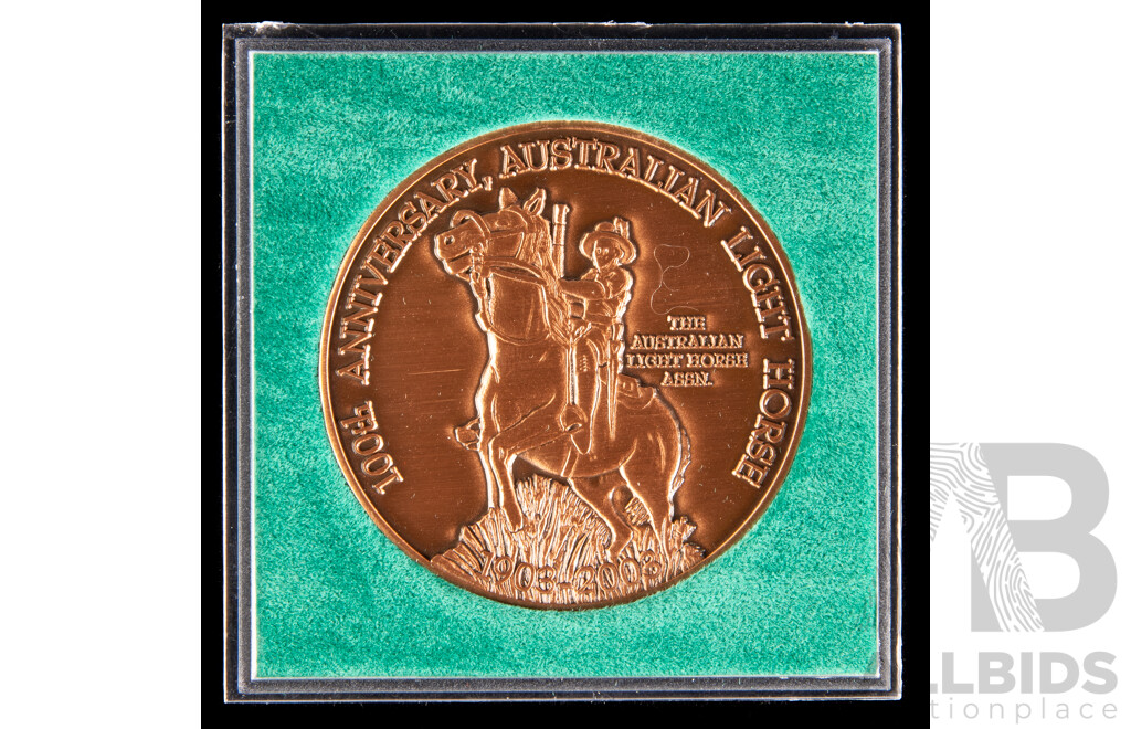 Australia 200 Years Commemorative Medal Collection with 100th Anniversary Light Horse Medallion