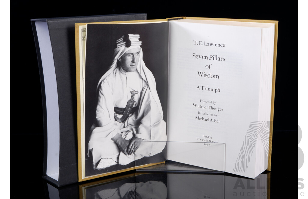 The Seven Pillars of Wisdom, T E Lawrence, Folio Society, 2000, Hardcover in Slipcase