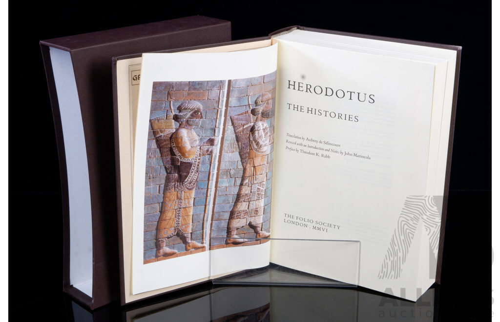 The Histories, Herodotus, 2006, Folio Society, 2000, Hardcover in Slipcase