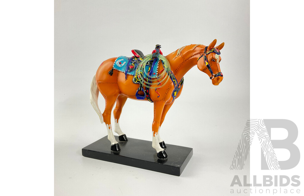 Westland Gift Ware Painted Ponies, Happy Trails and Dynasty Pony