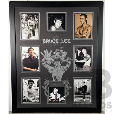 Bruce Lee - the Greatest Martial Artist of All Time - Framed Presentation