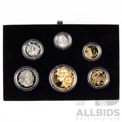 Australian RAM 2015 Six Proof Coin Set, 50th Anniversary of the Royal Australian Mint