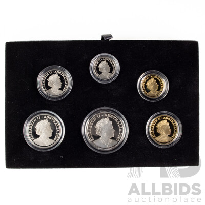 Australian RAM 2020 Six Proof Coin Set, 6th Portrait QE2 Australian RAM 2020 Six Proof Coin Set, 6th Portrait QE2