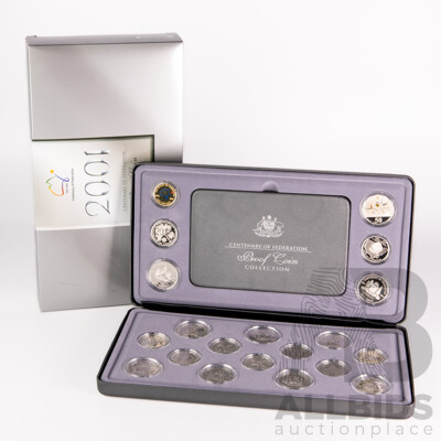 Australian RAM 2001 Twenty Proof Coin Centenary of Federation Coin Set