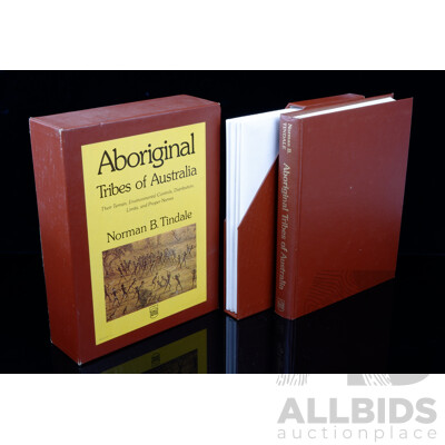 Aboriginal Tribes of Australia, Norman Tindale, Australian National University Press, 1974, Hardcover Book & Four Maps in Slip Case