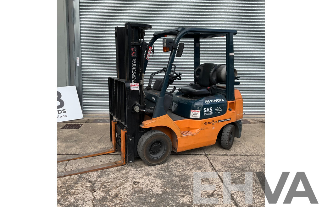 2006 TOYOTA 42-FG18 Counterbalance Forklift