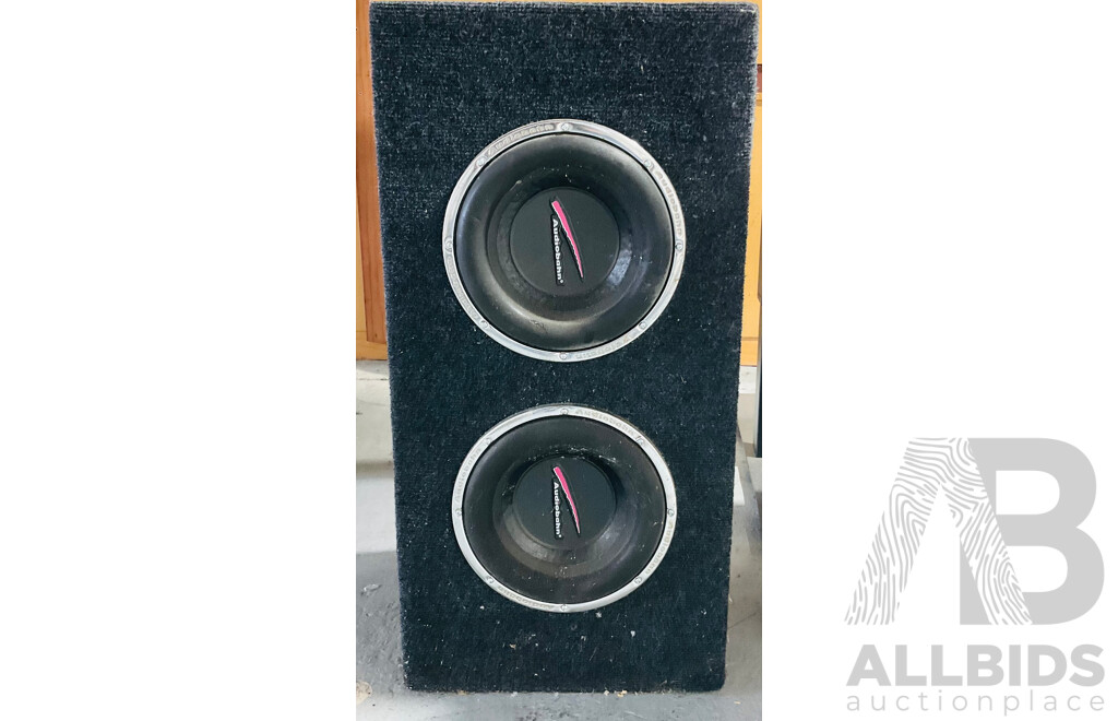 Vintage Autobahn Industrial Speakers