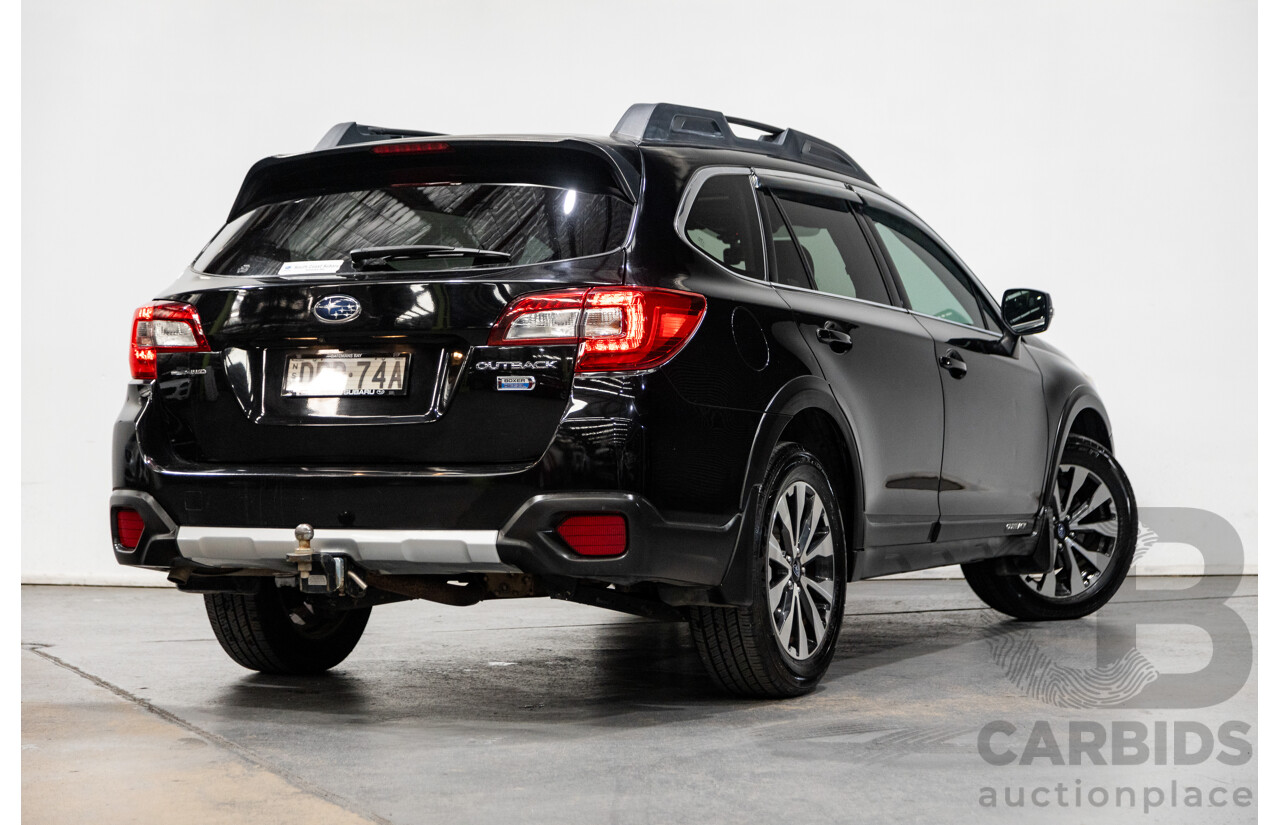 9/2015 Subaru Outback 2.0D Premium (AWD) 5GEN MY15 4d Wagon Crystal Black Turbo Diesel 2.0L