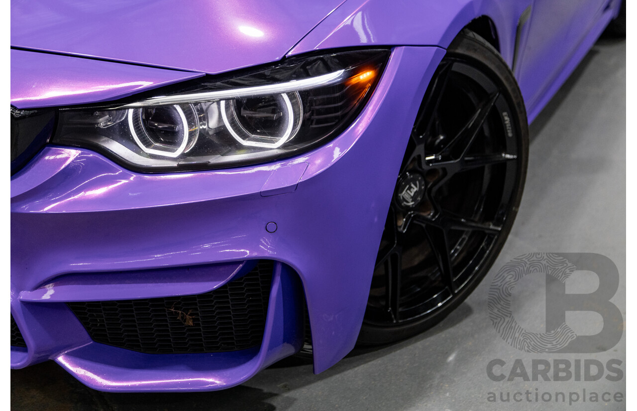 9/2013 BMW 435i M-Sport Pack F32 2d Coupe Inozetek Royal Purple Metallic Wrap Turbo 3.0L - Modified