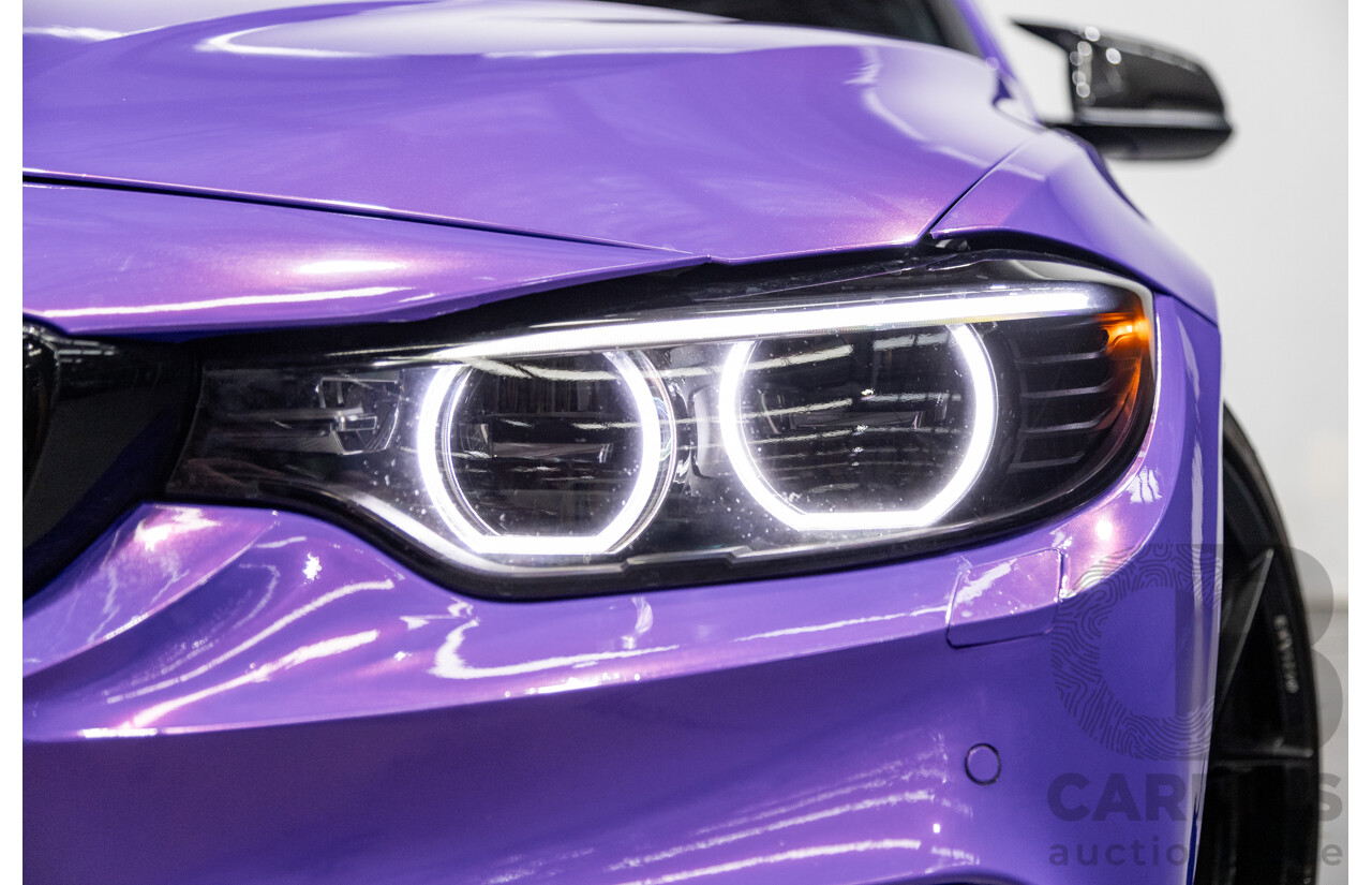 9/2013 BMW 435i M-Sport Pack F32 2d Coupe Inozetek Royal Purple Metallic Wrap Turbo 3.0L - Modified