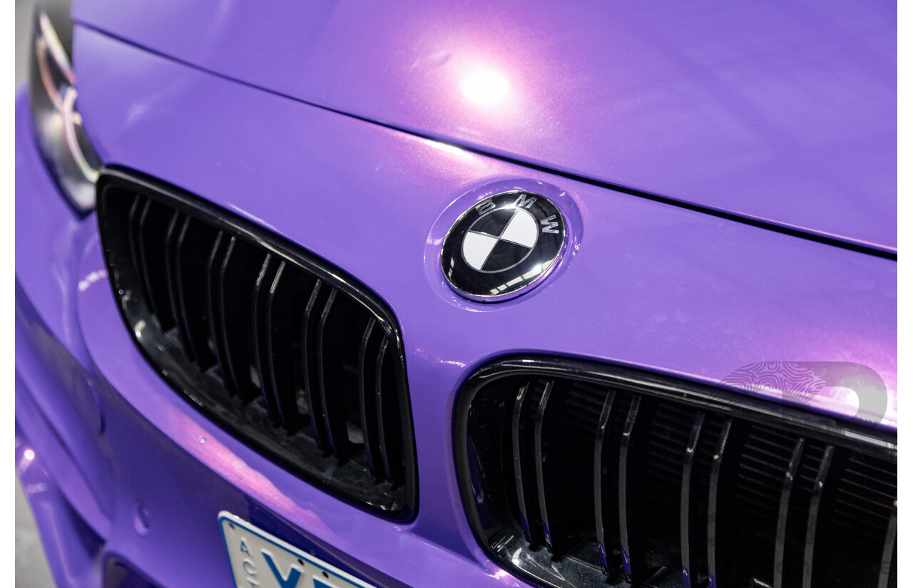 9/2013 BMW 435i M-Sport Pack F32 2d Coupe Inozetek Royal Purple Metallic Wrap Turbo 3.0L - Modified