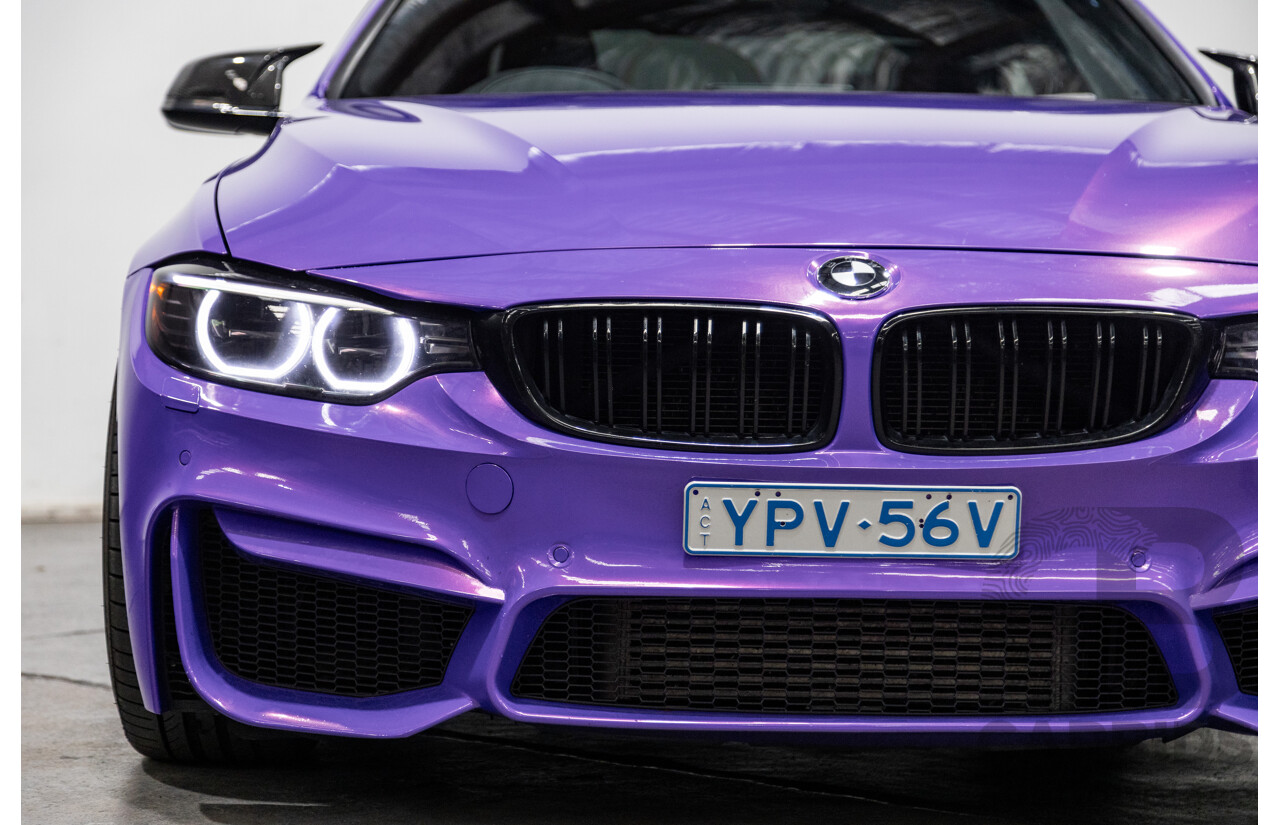 9/2013 BMW 435i M-Sport Pack F32 2d Coupe Inozetek Royal Purple Metallic Wrap Turbo 3.0L - Modified