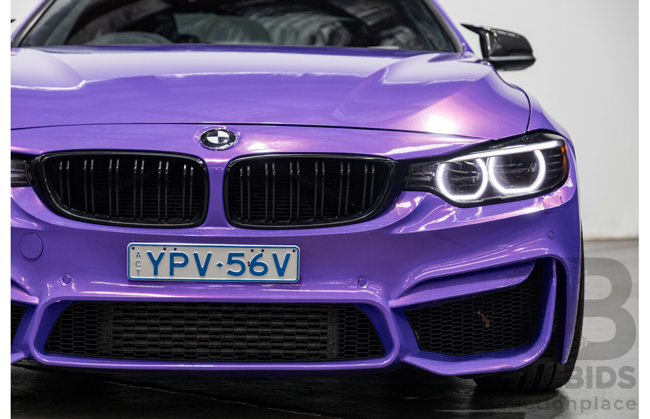 9/2013 BMW 435i M-Sport Pack F32 2d Coupe Inozetek Royal Purple Metallic Wrap Turbo 3.0L - Modified