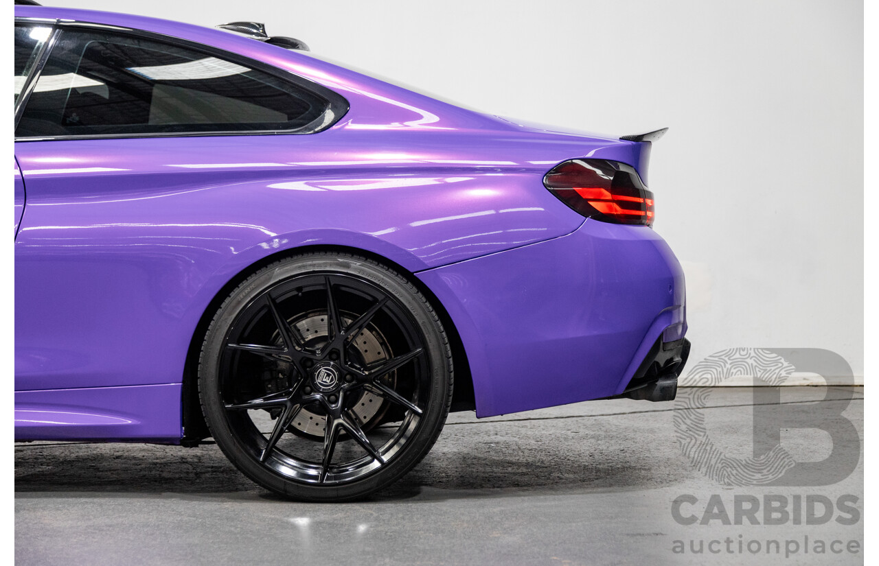 9/2013 BMW 435i M-Sport Pack F32 2d Coupe Inozetek Royal Purple Metallic Wrap Turbo 3.0L - Modified