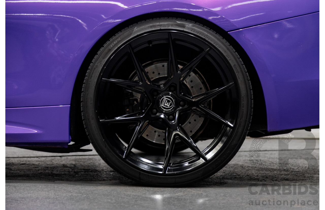 9/2013 BMW 435i M-Sport Pack F32 2d Coupe Inozetek Royal Purple Metallic Wrap Turbo 3.0L - Modified