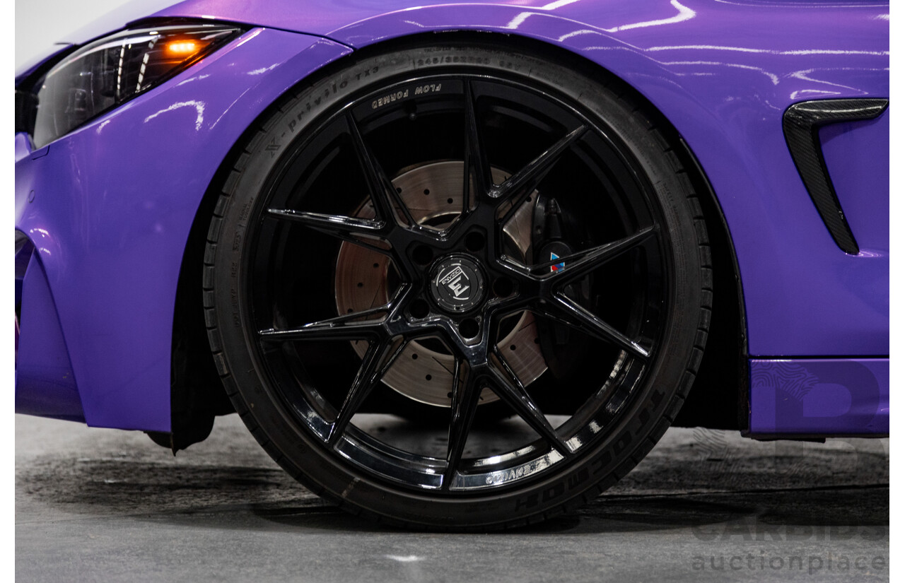 9/2013 BMW 435i M-Sport Pack F32 2d Coupe Inozetek Royal Purple Metallic Wrap Turbo 3.0L - Modified