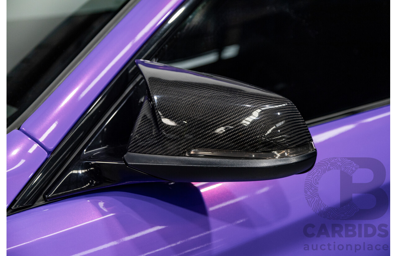 9/2013 BMW 435i M-Sport Pack F32 2d Coupe Inozetek Royal Purple Metallic Wrap Turbo 3.0L - Modified