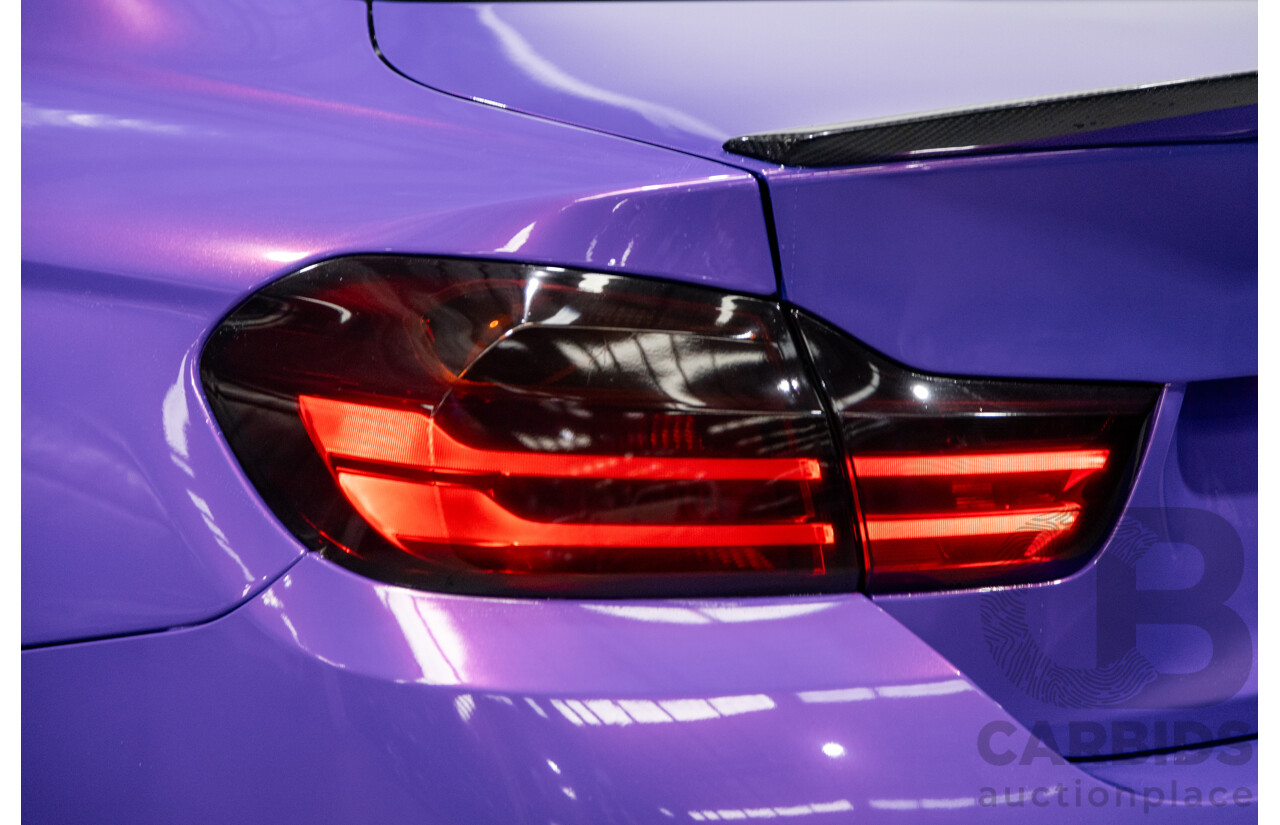 9/2013 BMW 435i M-Sport Pack F32 2d Coupe Inozetek Royal Purple Metallic Wrap Turbo 3.0L - Modified