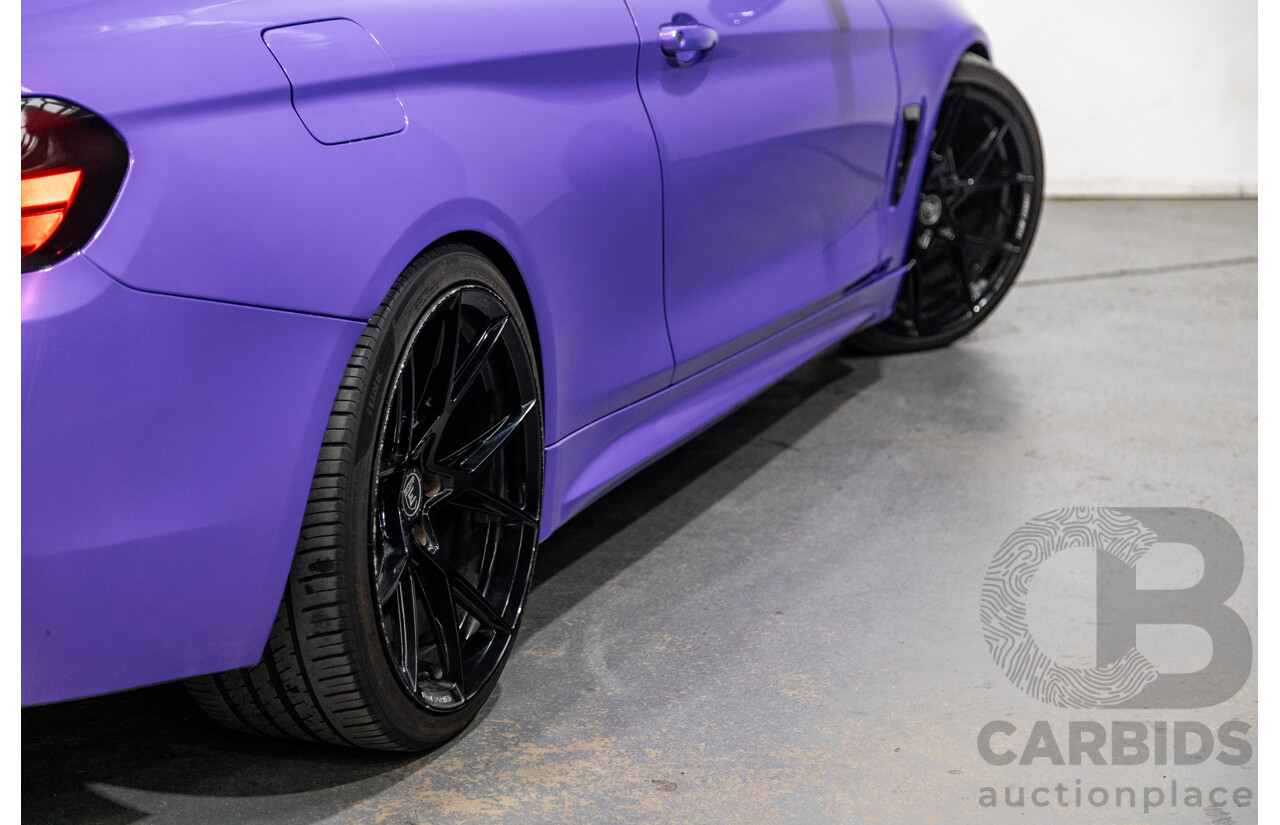 9/2013 BMW 435i M-Sport Pack F32 2d Coupe Inozetek Royal Purple Metallic Wrap Turbo 3.0L - Modified