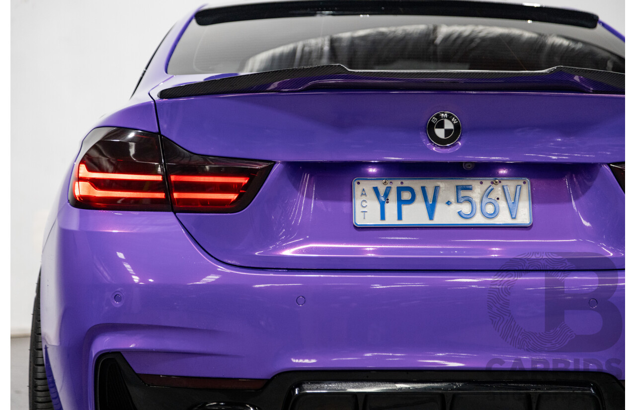 9/2013 BMW 435i M-Sport Pack F32 2d Coupe Inozetek Royal Purple Metallic Wrap Turbo 3.0L - Modified