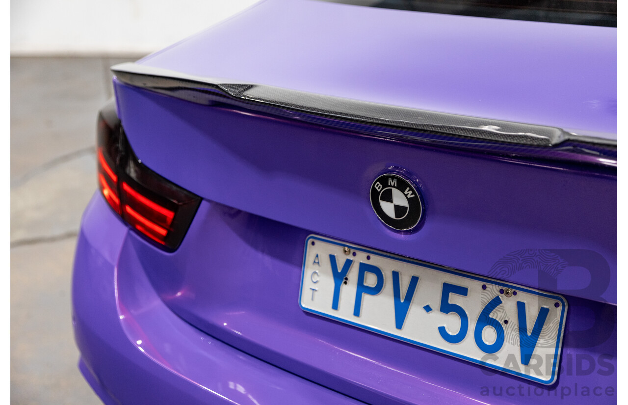 9/2013 BMW 435i M-Sport Pack F32 2d Coupe Inozetek Royal Purple Metallic Wrap Turbo 3.0L - Modified