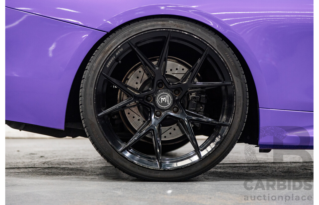9/2013 BMW 435i M-Sport Pack F32 2d Coupe Inozetek Royal Purple Metallic Wrap Turbo 3.0L - Modified