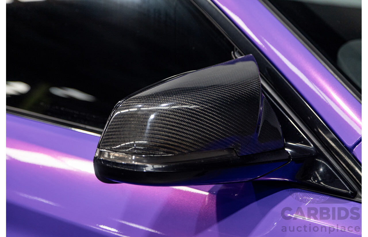9/2013 BMW 435i M-Sport Pack F32 2d Coupe Inozetek Royal Purple Metallic Wrap Turbo 3.0L - Modified