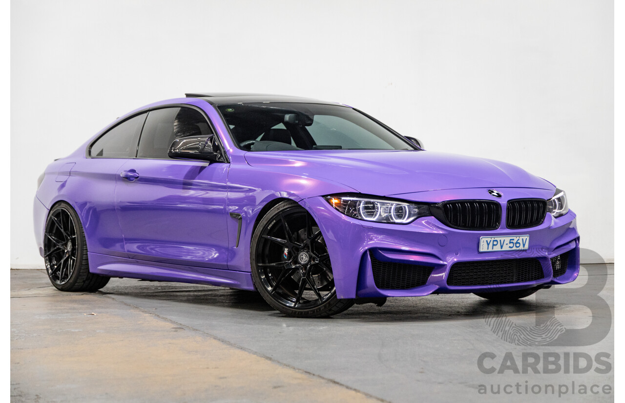 9/2013 BMW 435i M-Sport Pack F32 2d Coupe Inozetek Royal Purple Metallic Wrap Turbo 3.0L - Modified