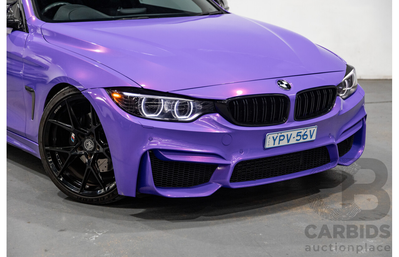 9/2013 BMW 435i M-Sport Pack F32 2d Coupe Inozetek Royal Purple Metallic Wrap Turbo 3.0L - Modified