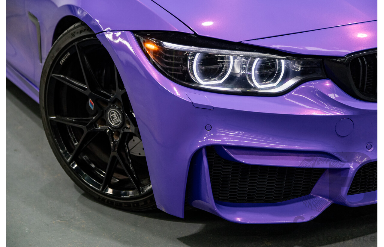 9/2013 BMW 435i M-Sport Pack F32 2d Coupe Inozetek Royal Purple Metallic Wrap Turbo 3.0L - Modified