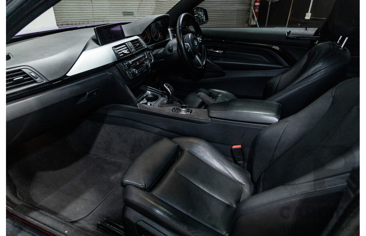 9/2013 BMW 435i M-Sport Pack F32 2d Coupe Inozetek Royal Purple Metallic Wrap Turbo 3.0L - Modified