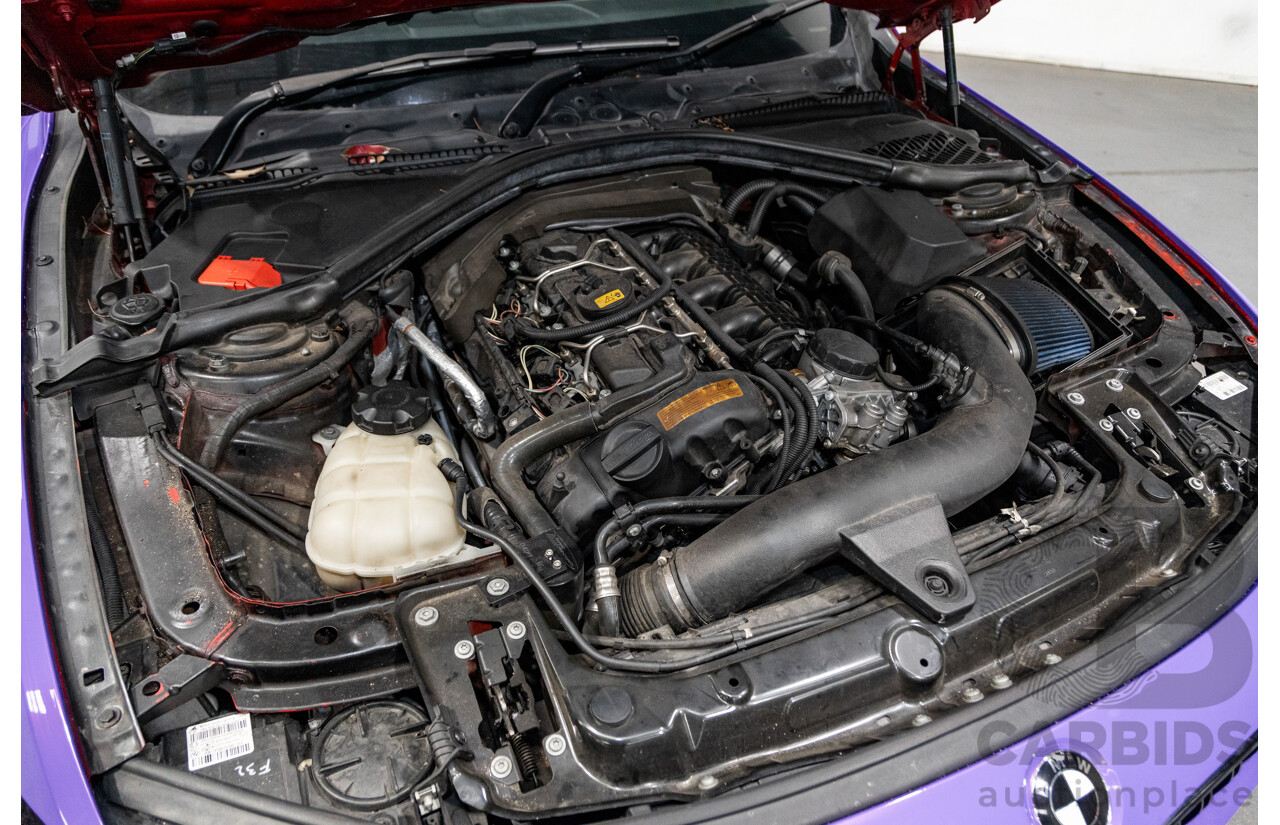 9/2013 BMW 435i M-Sport Pack F32 2d Coupe Inozetek Royal Purple Metallic Wrap Turbo 3.0L - Modified