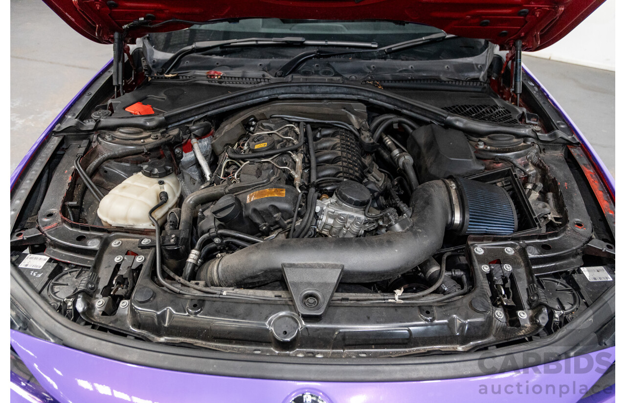 9/2013 BMW 435i M-Sport Pack F32 2d Coupe Inozetek Royal Purple Metallic Wrap Turbo 3.0L - Modified